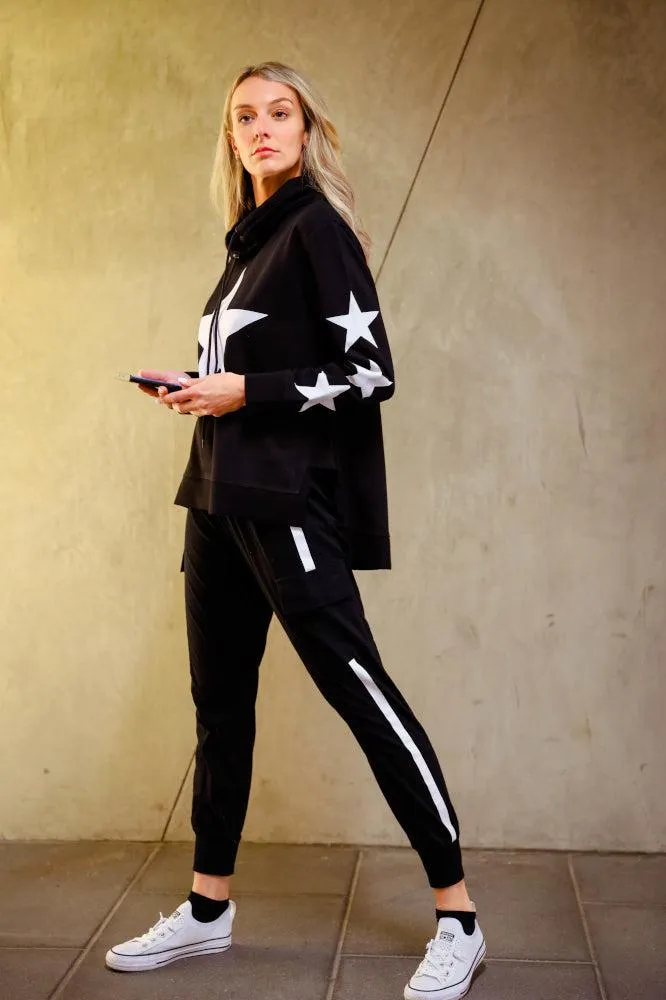 3rd Story X6 Star Funnel Sweater Black