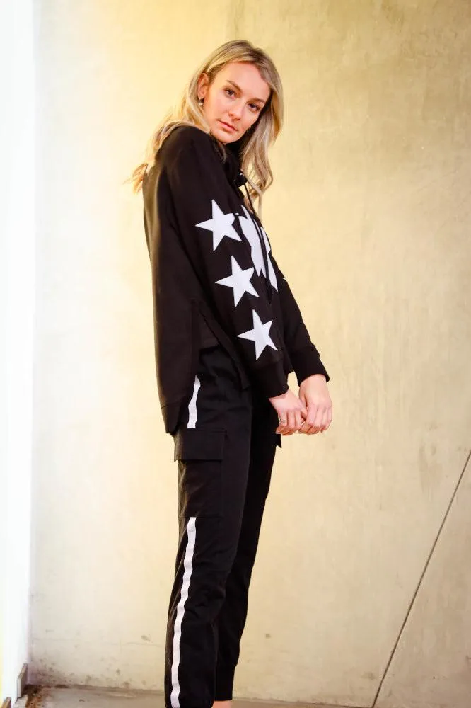 3rd Story X6 Star Funnel Sweater Black