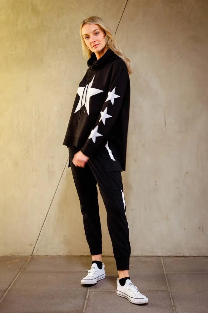 3rd Story X6 Star Funnel Sweater Black