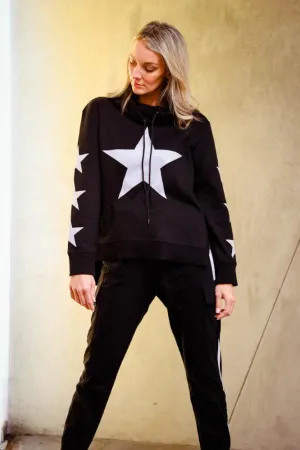 3rd Story X6 Star Funnel Sweater Black