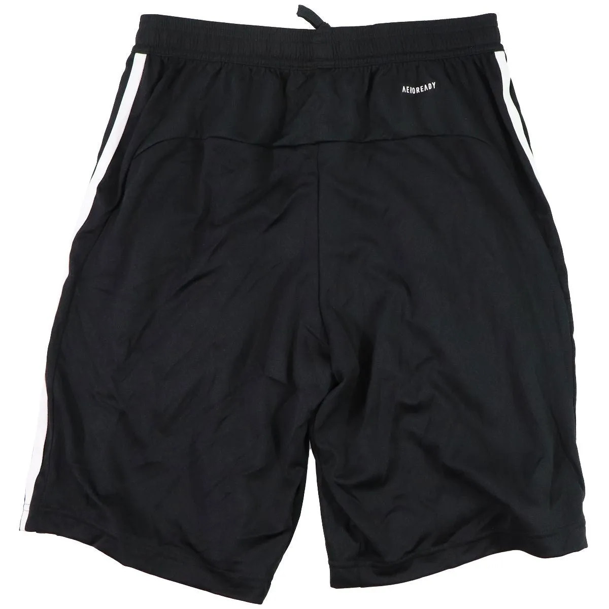 adidas Mens Designed 2 Move 3-Stripes Prime Shorts - Black / White (Size: Small)