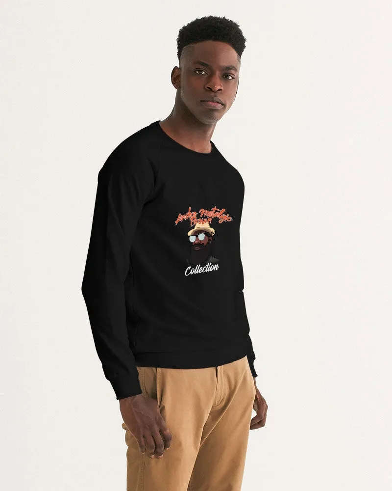 Andre Nostalgic Brown Collection Logo Gold Men's Graphic Sweatshirt