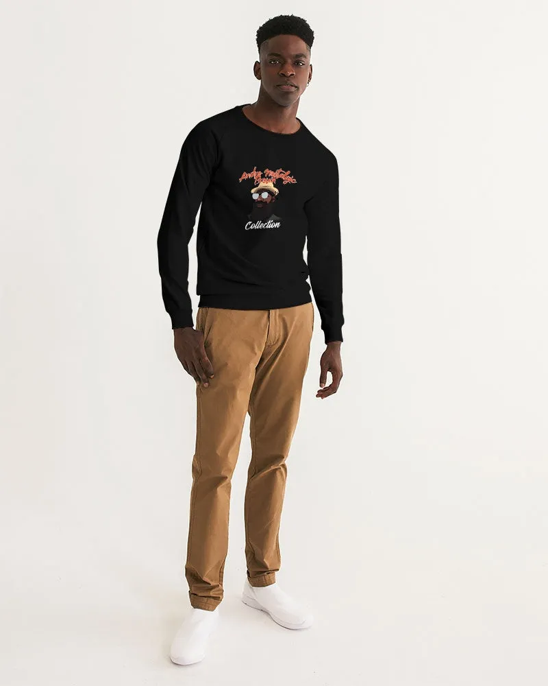 Andre Nostalgic Brown Collection Logo Gold Men's Graphic Sweatshirt
