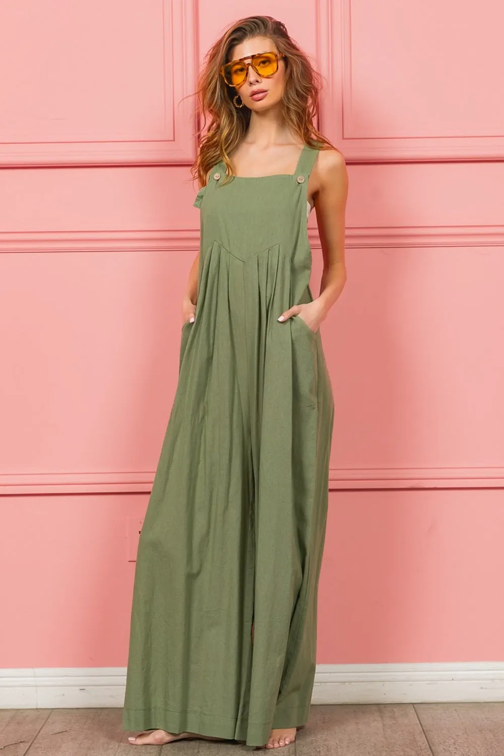 Bevy Wide Leg Overalls