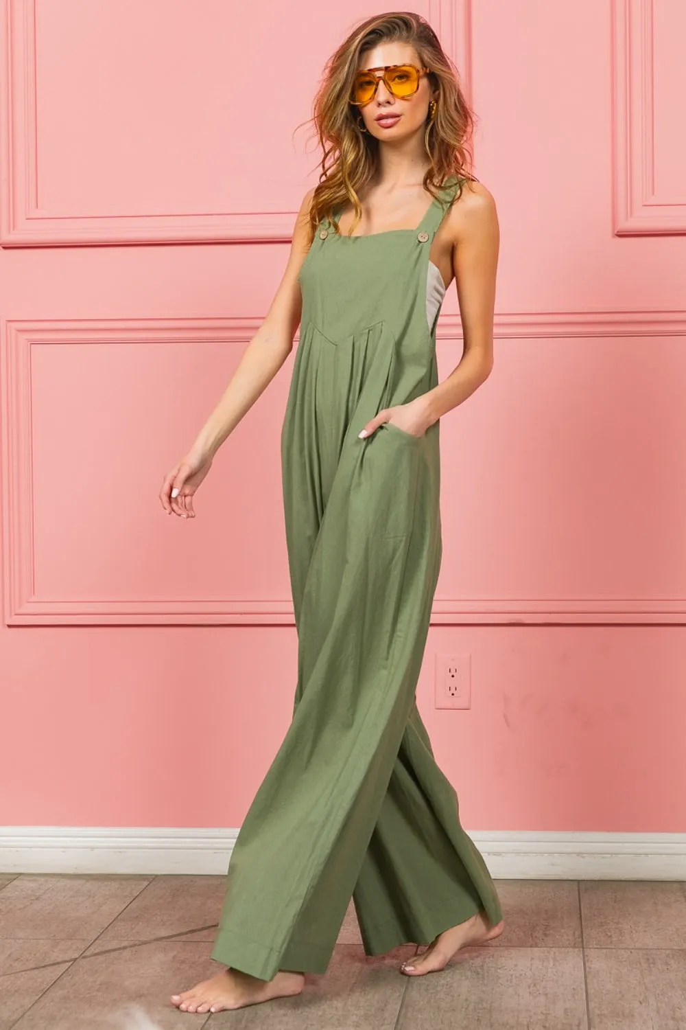 Bevy Wide Leg Overalls
