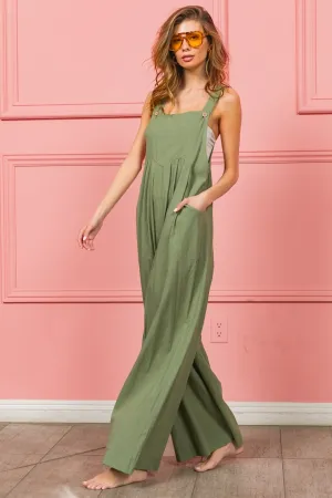 Bevy Wide Leg Overalls