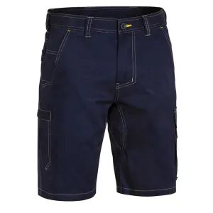 Bisley BSHC1431 Lightweight Vented Cotton Drill Cargo Shorts Navy