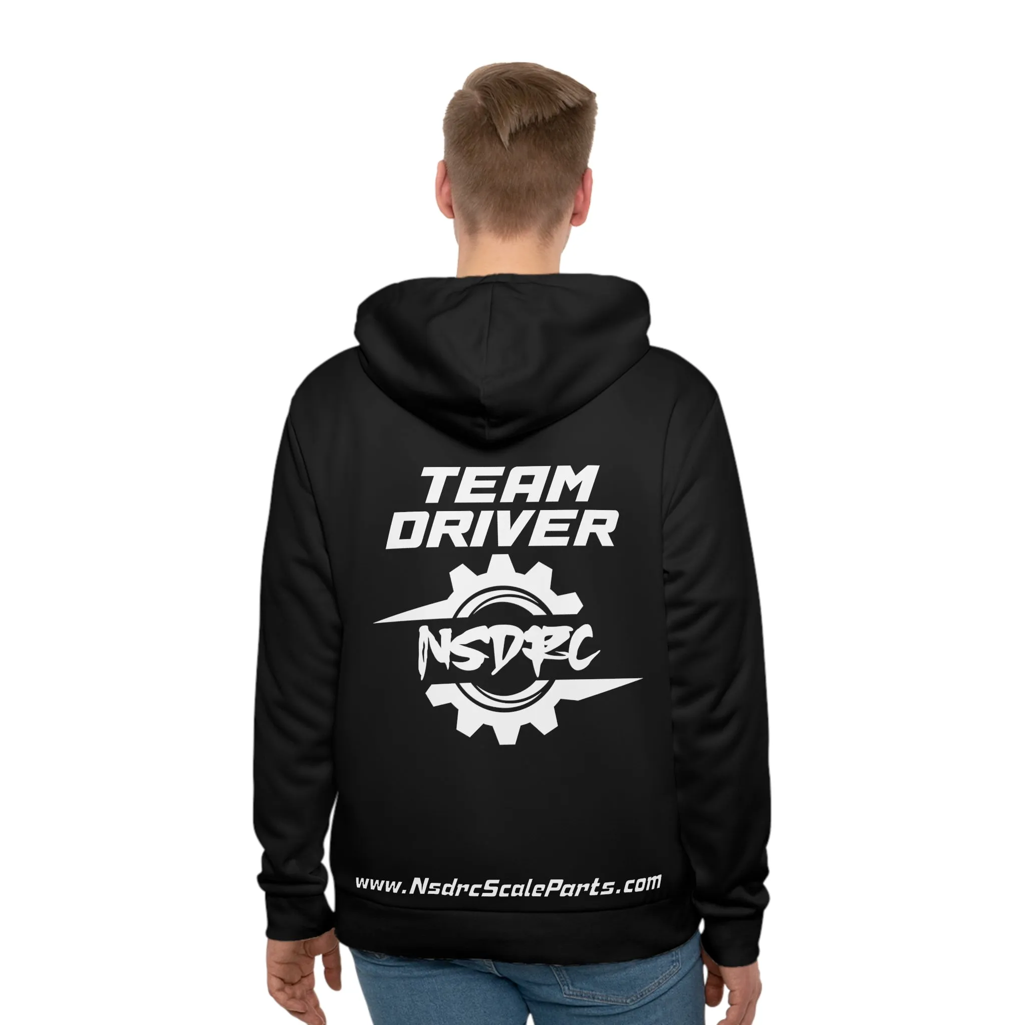 Black Men's Hoodie (AOP)