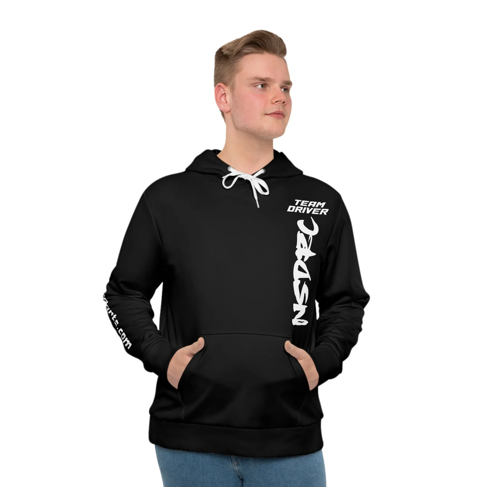 Black Men's Hoodie (AOP)