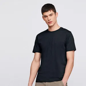 Black Regular Fit Essential Crew Neck T-Shirt