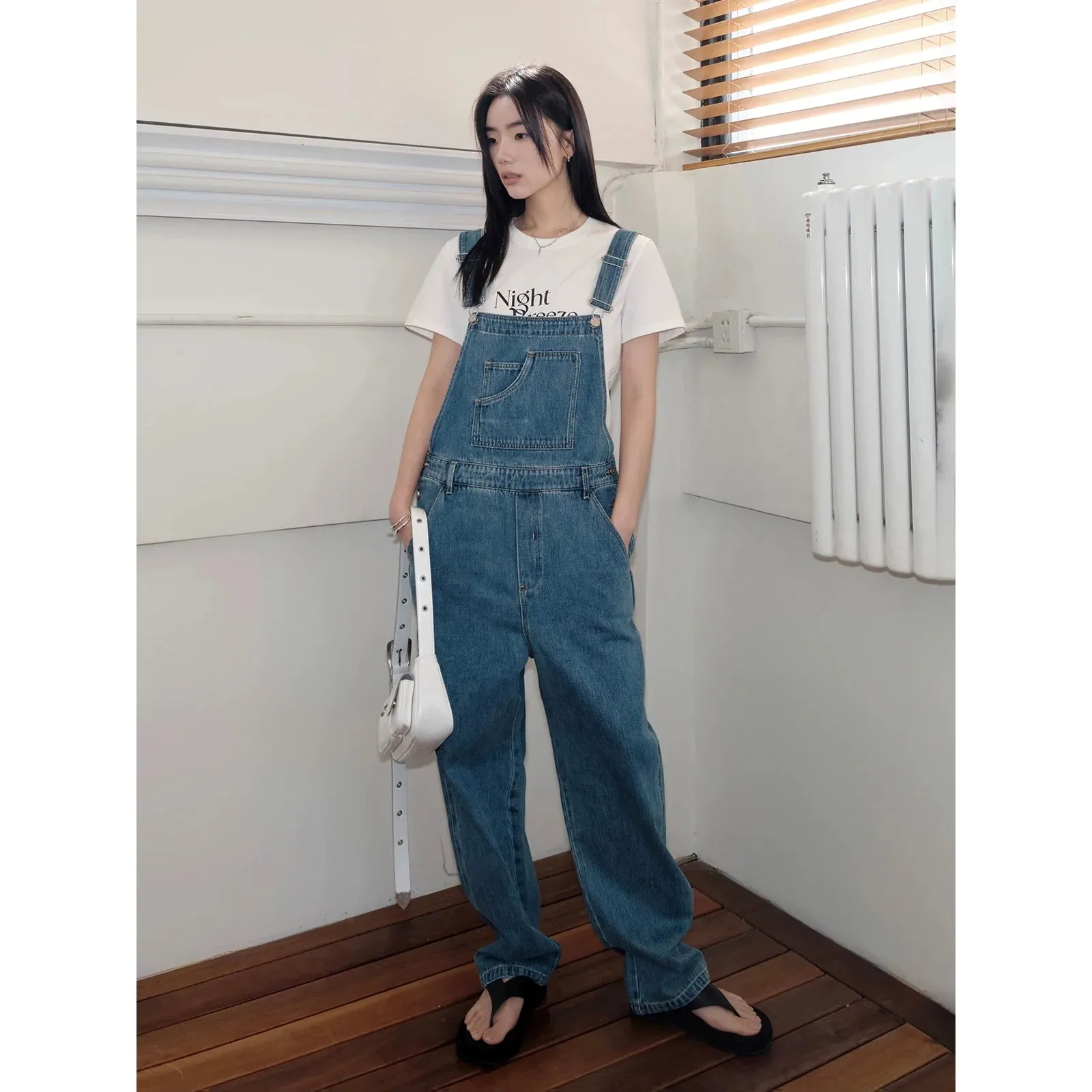 Blue Denim Overalls
