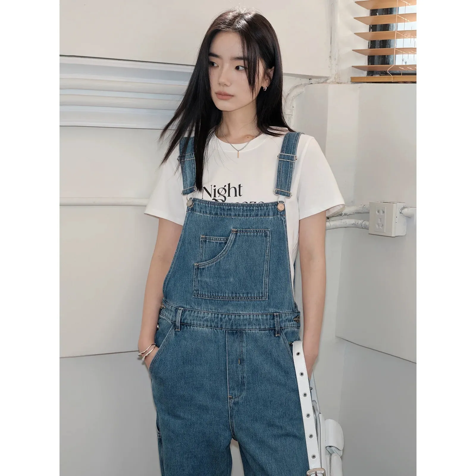 Blue Denim Overalls