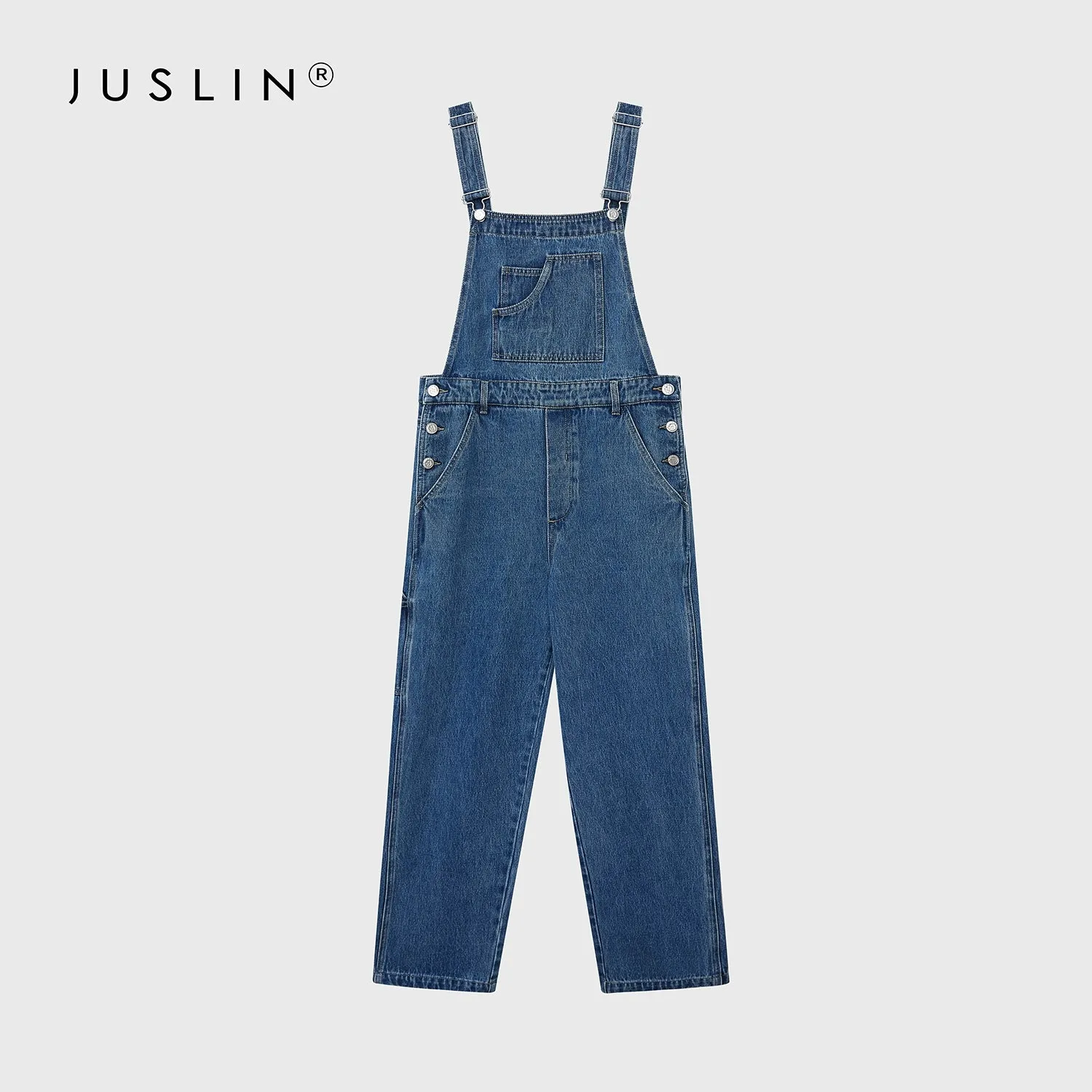 Blue Denim Overalls