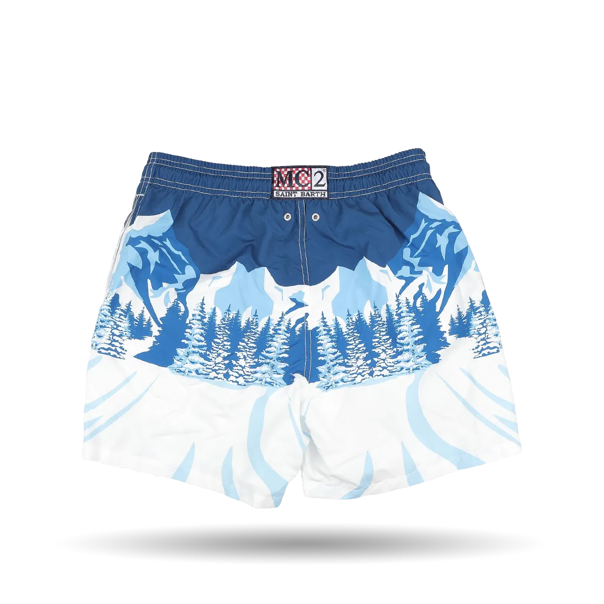 Blue St. Moritz Printed Swim Shorts
