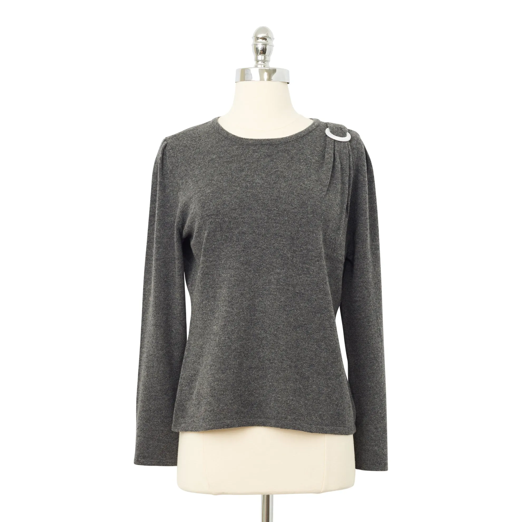 Buckle Cashmere Wool Sweater