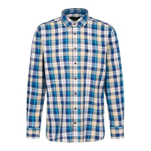 Bugatti Mens LS Shirt 68312B Blue
