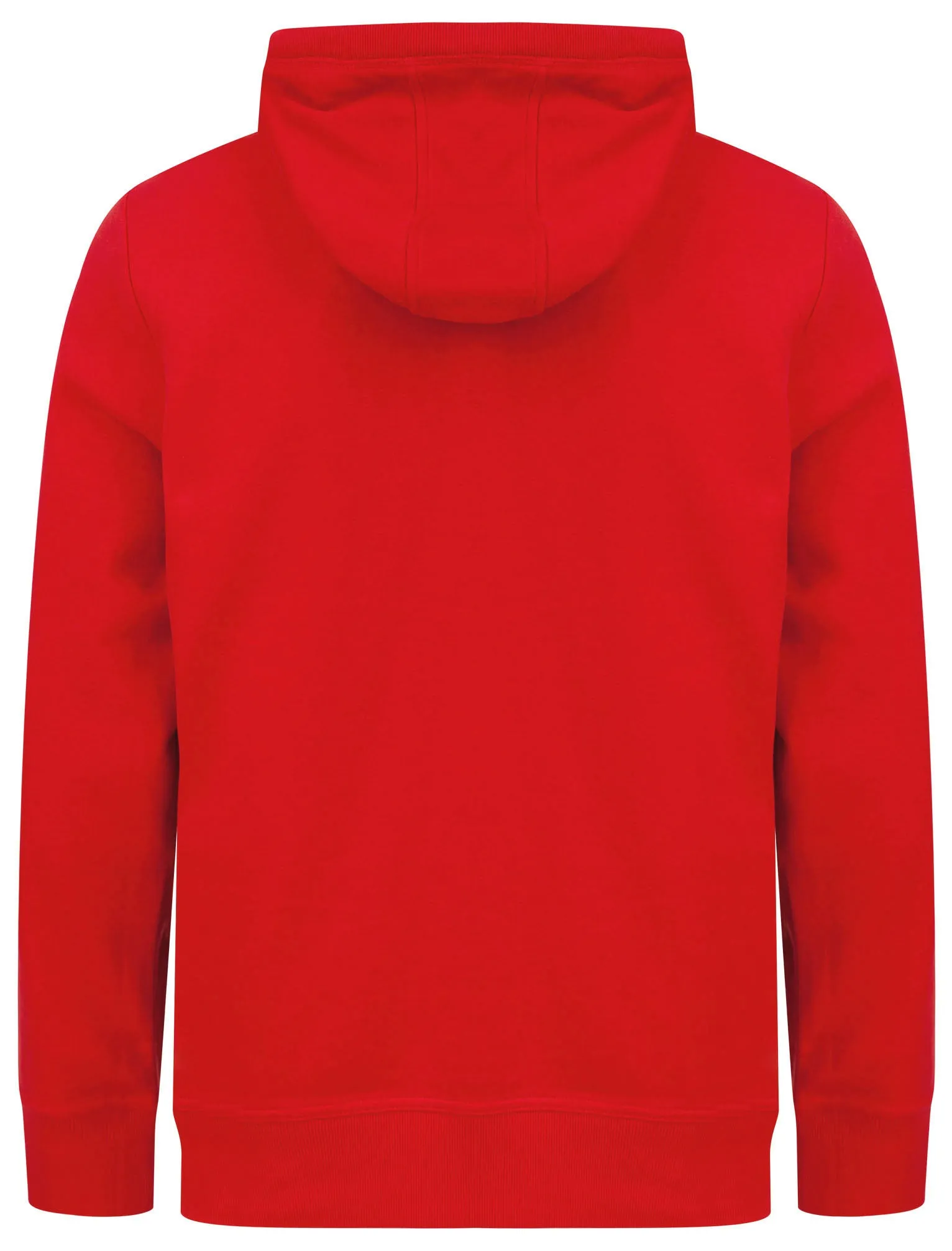 Carpenter Colour Block Zip Through Hoodie In Barados Cherry - Tokyo Laundry