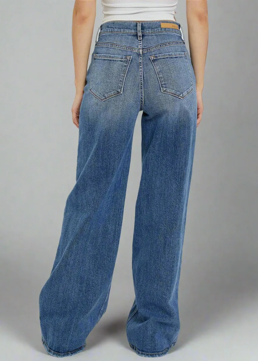 Cello High Rise Wide Leg jeans