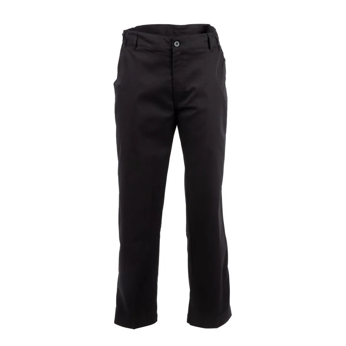 Chef Works Unisex Professional Series Chefs Trousers Black Herringbone XS