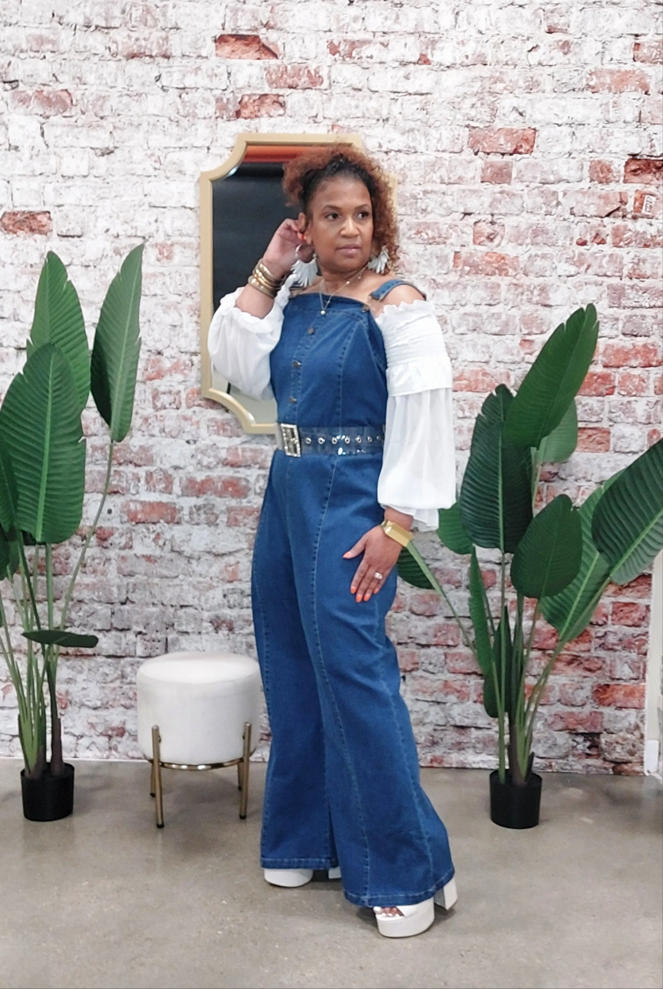 Chic Overalls Jumpsuit|Plus Size