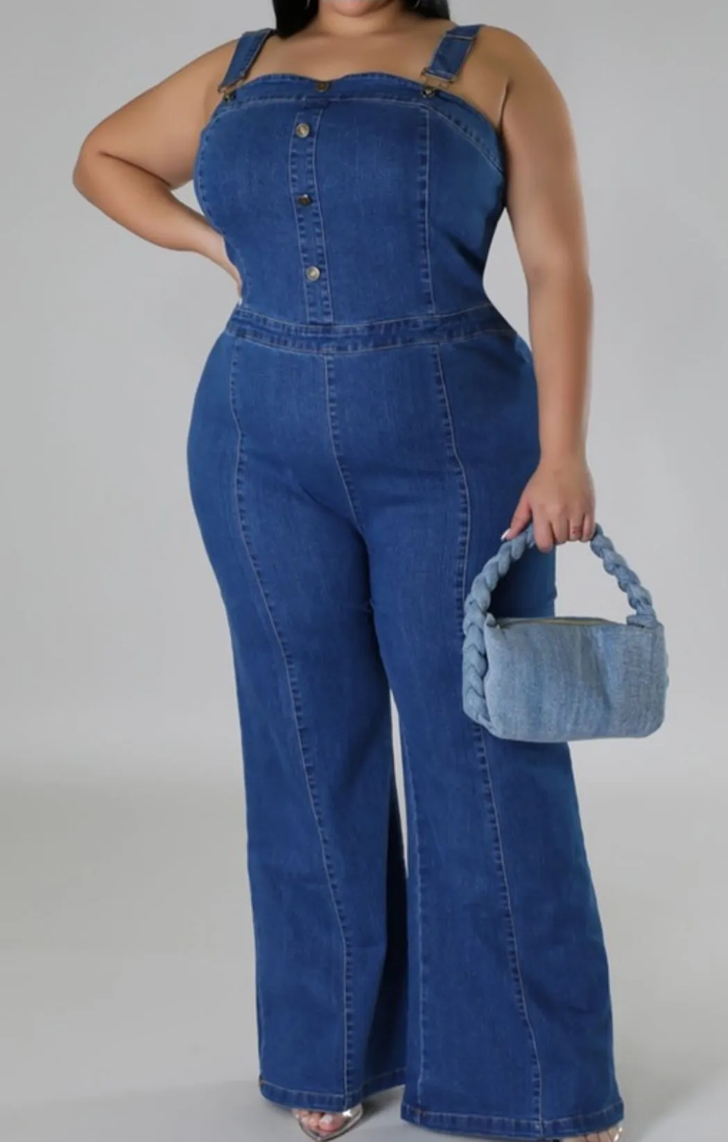 Chic Overalls Jumpsuit|Plus Size