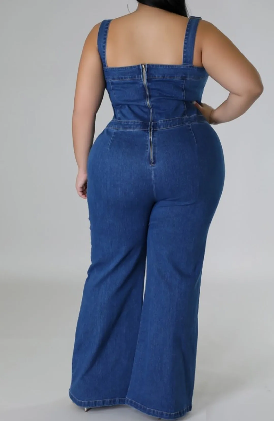 Chic Overalls Jumpsuit|Plus Size