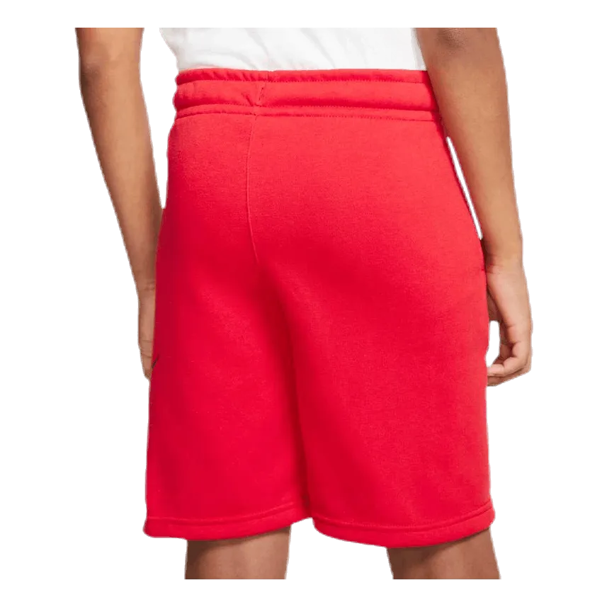 Club Fleece Shorts Junior Red