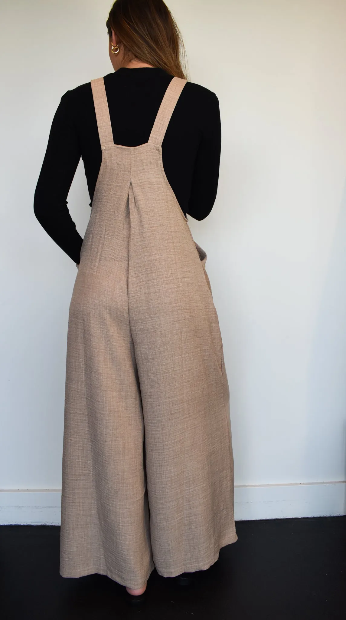Cozy Linen Overalls