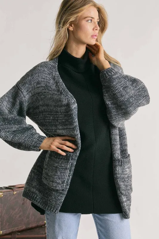 Davi & Dani Rock & Love Knit Long Sleeve Cardigan