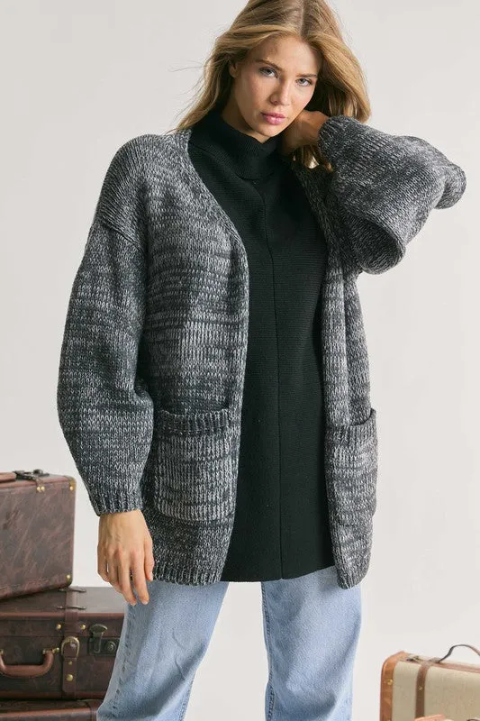 Davi & Dani Rock & Love Knit Long Sleeve Cardigan