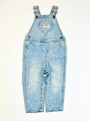 Denim heart overalls - Size 1