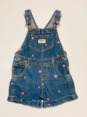 Denim heart overalls - Size 2