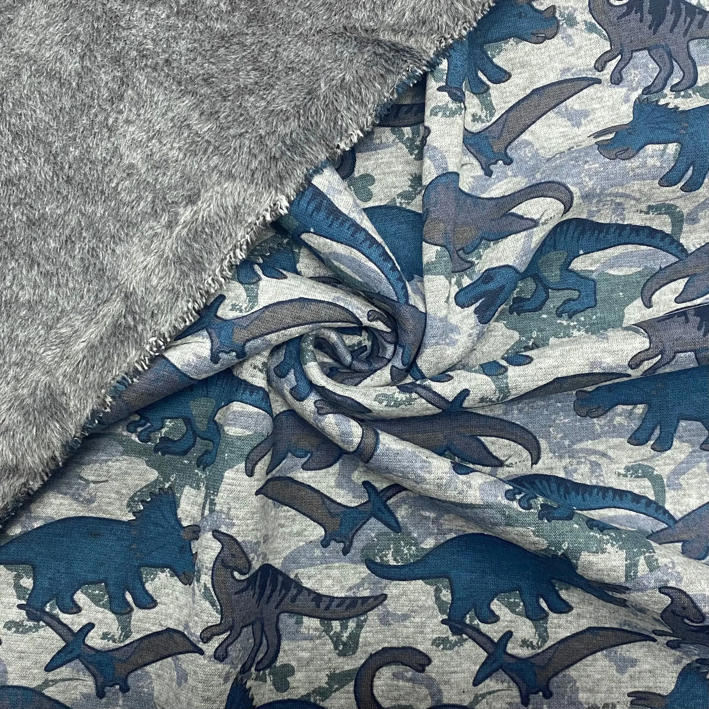 Dinosaurs Sweatshirt Fabric