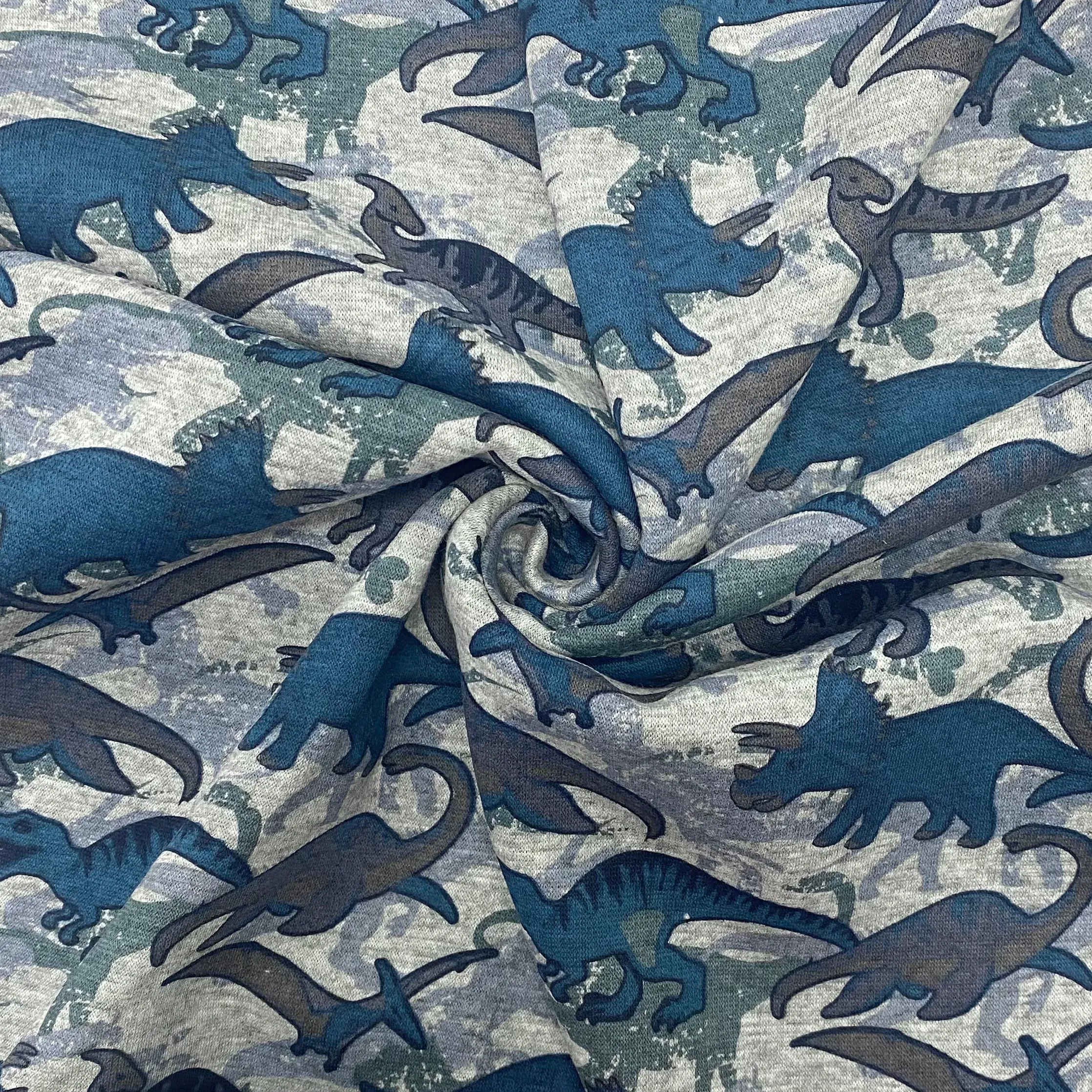 Dinosaurs Sweatshirt Fabric