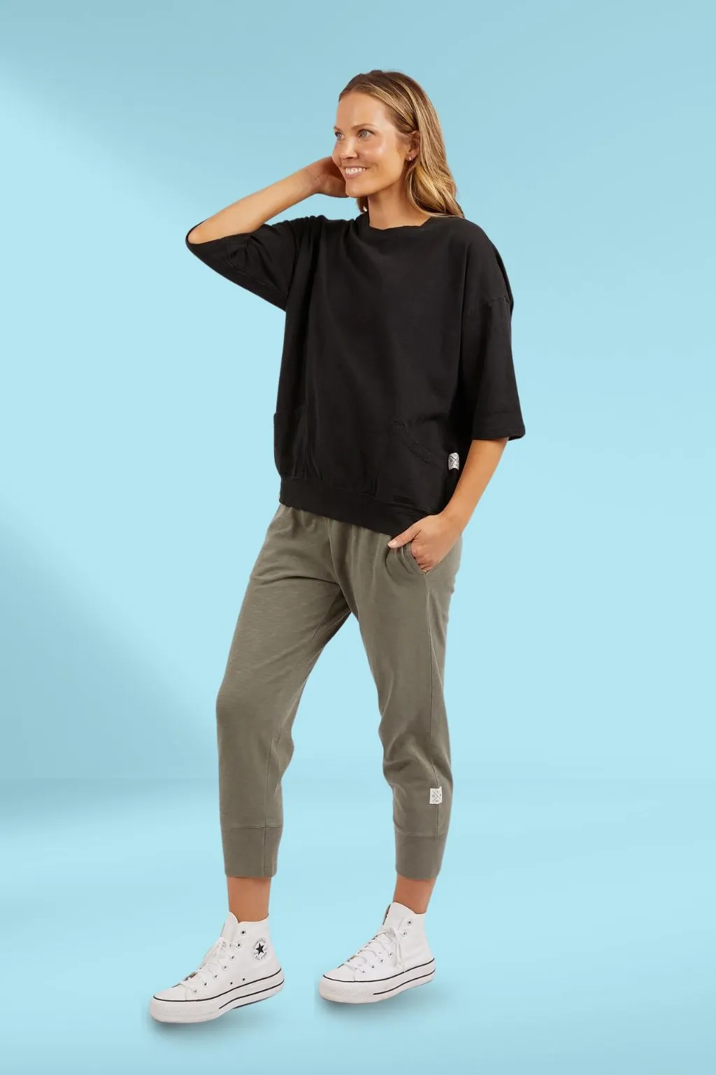 Elm Fundamental Maizie Sweat Black