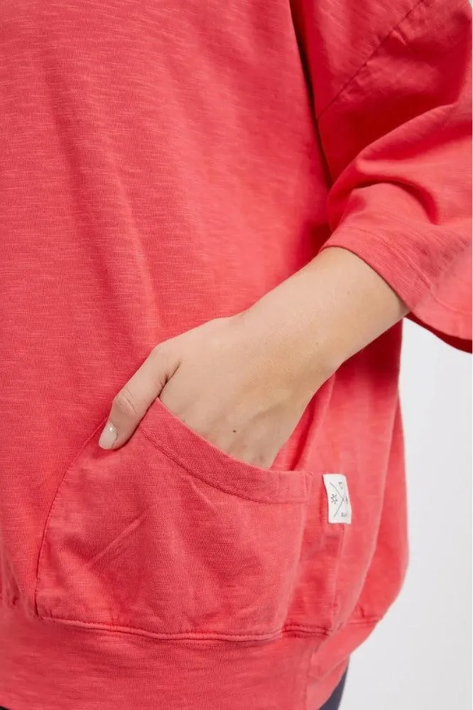Elm Maizie Sweat Coral Spritz