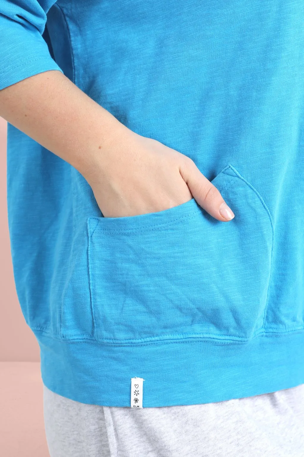 Elm Maizie Sweat Ibiza Blue