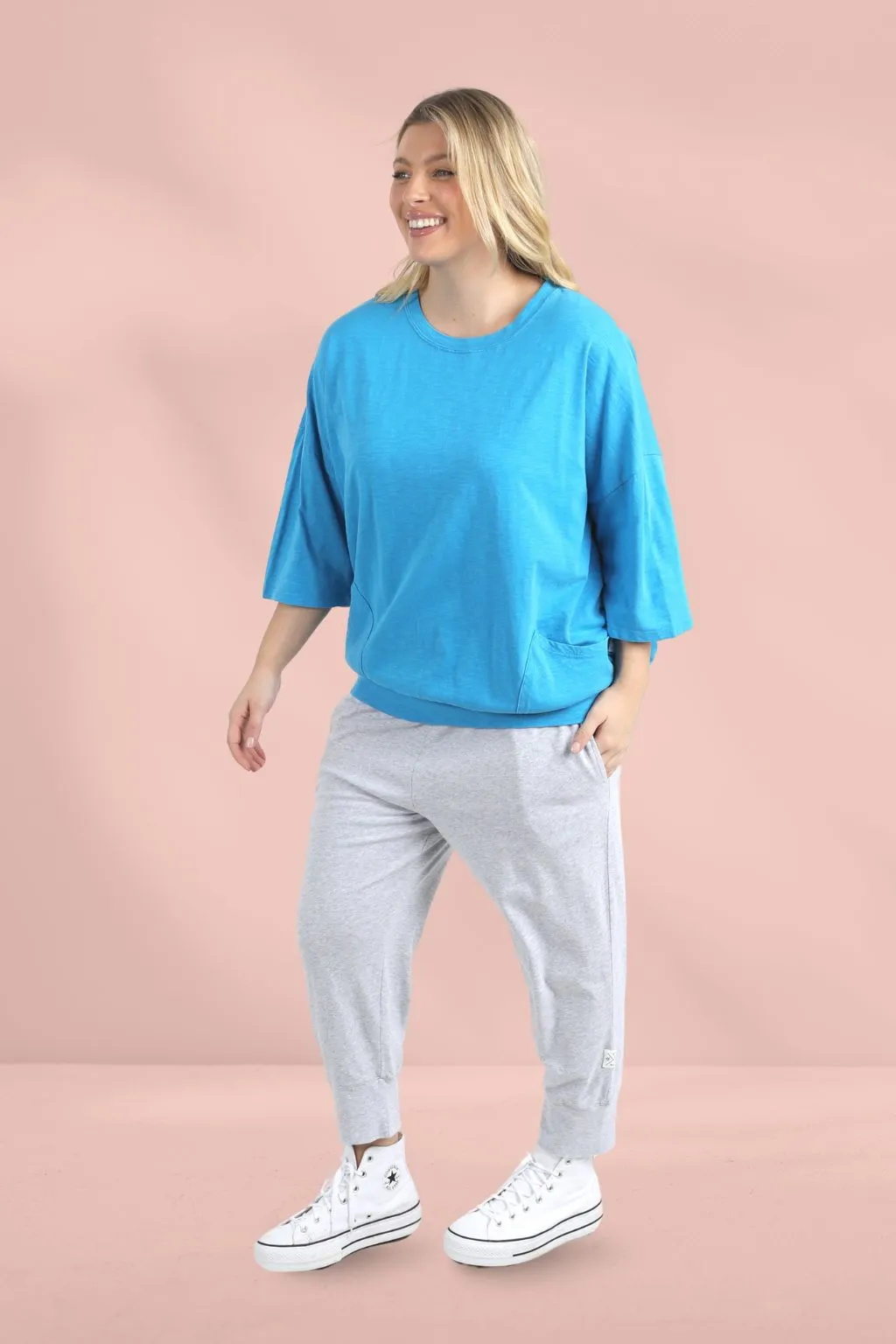Elm Maizie Sweat Ibiza Blue