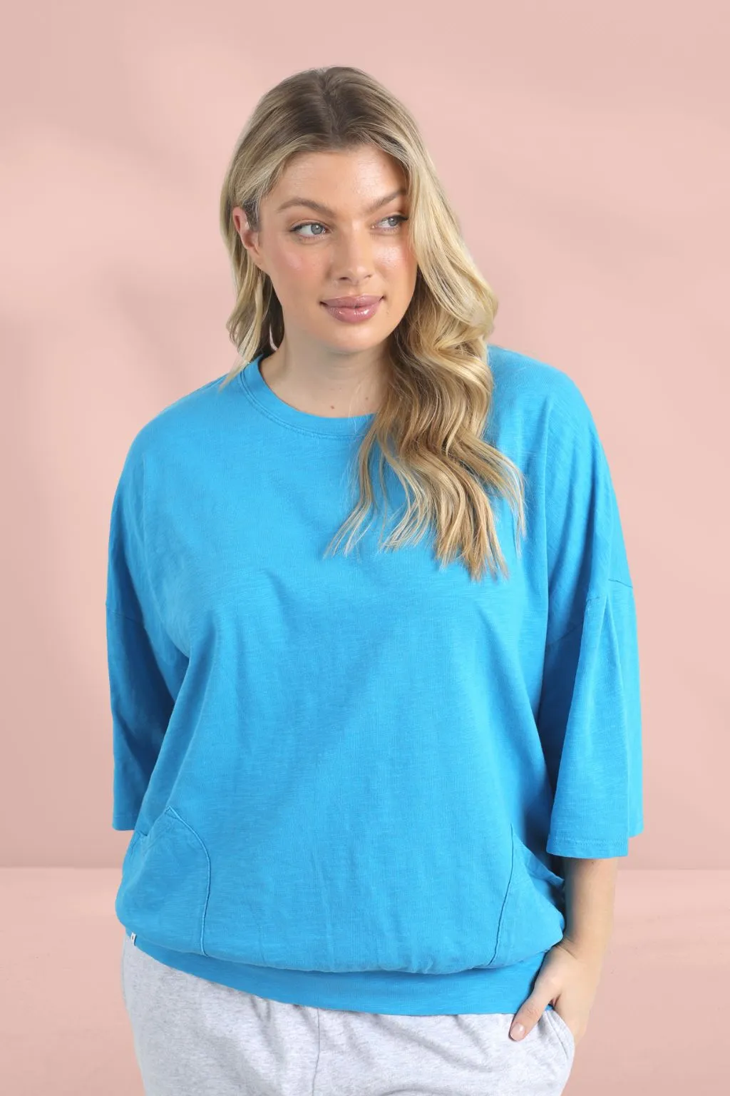 Elm Maizie Sweat Ibiza Blue