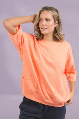 Elm Maizie Sweat Neon Orange