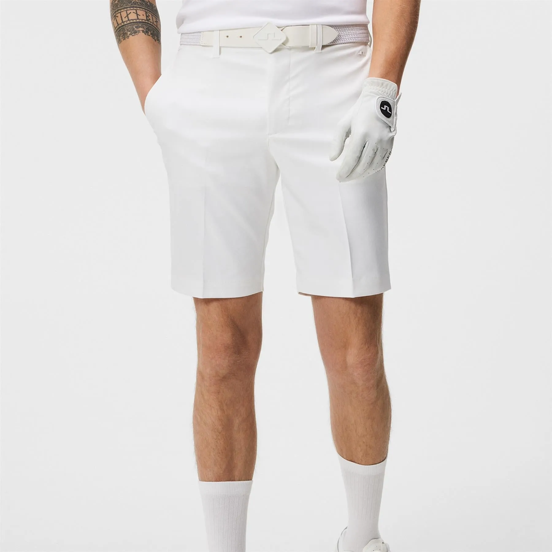 Eloy Micro High Stretch Shorts White - SS24