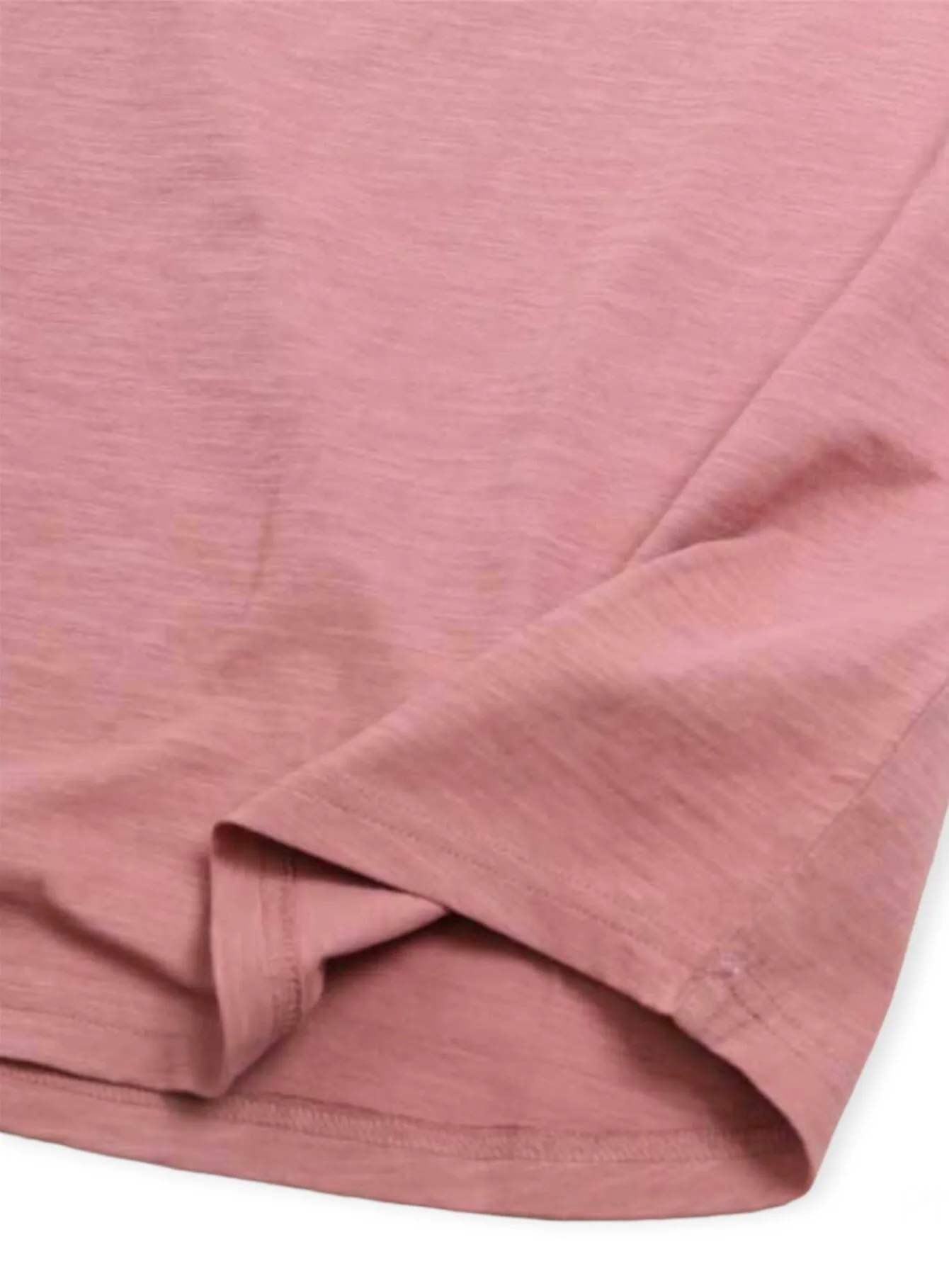 Essential Curved Hem Crew Neck Tee
