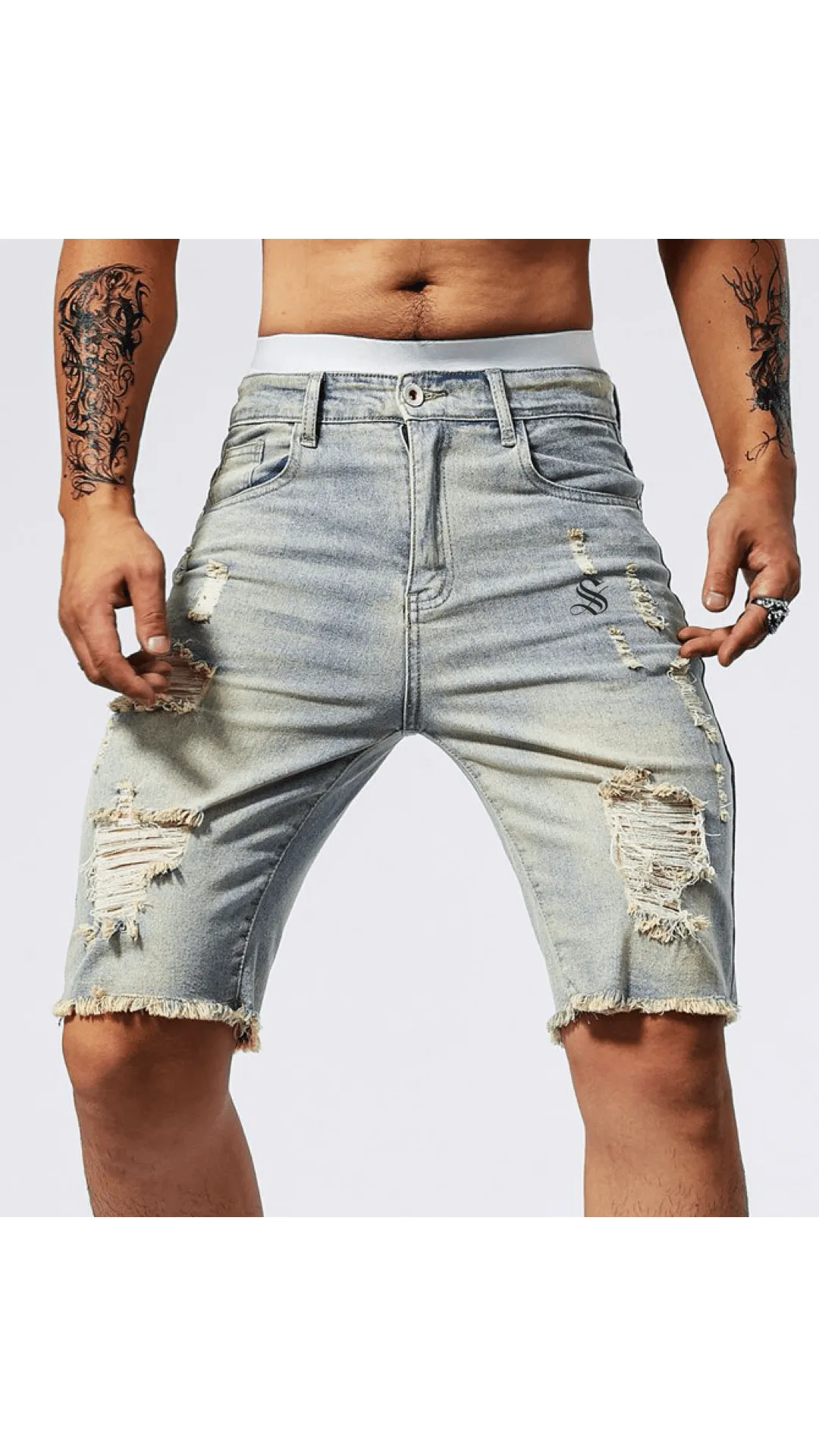 Fawz 2 - Jeans Shorts for Men