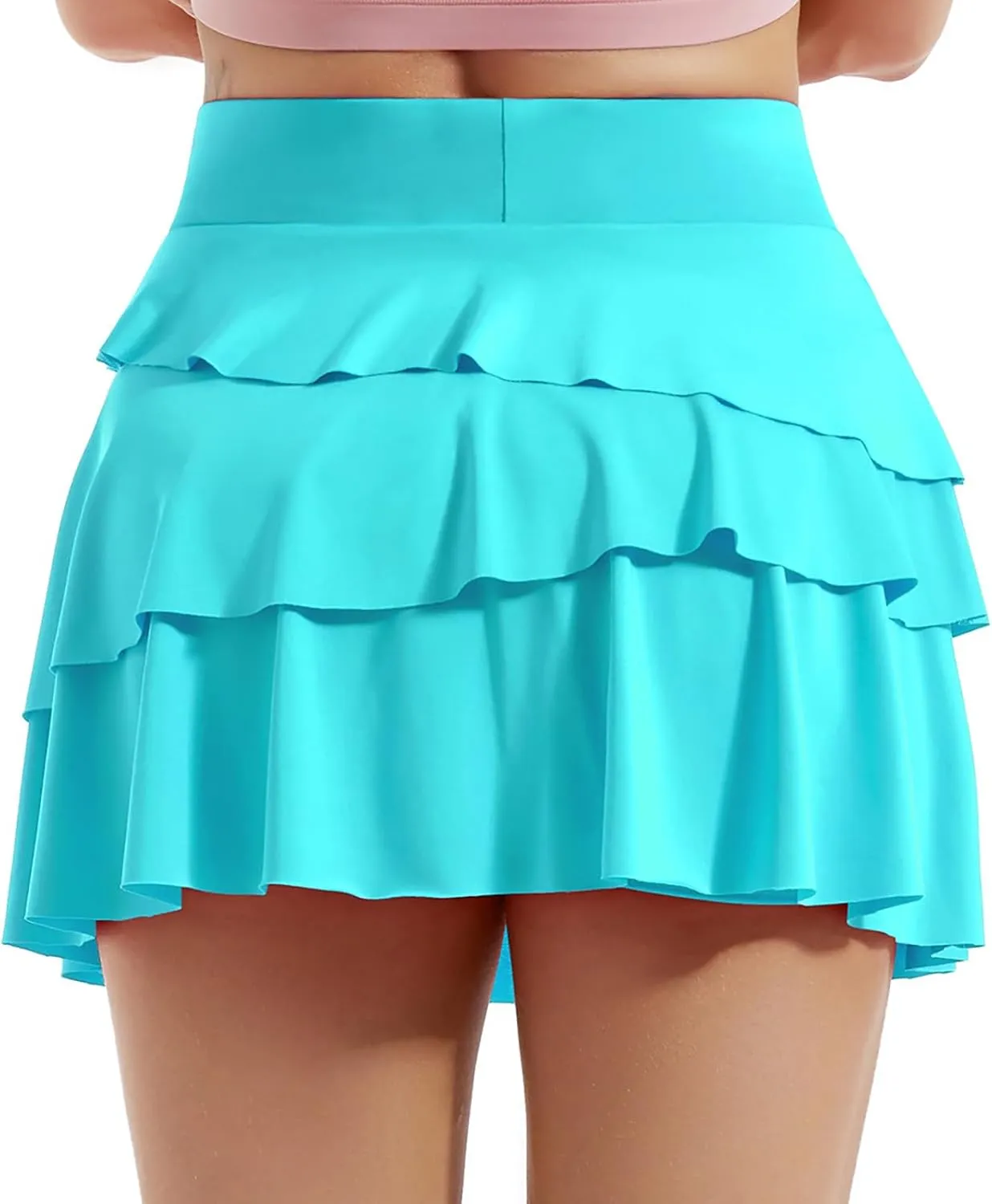 Firzero Workout Shorts for Women High Waisted Gym Volleyball Yoga Biker Shorts Trendy Quick Drying Athletic Gym Shorts