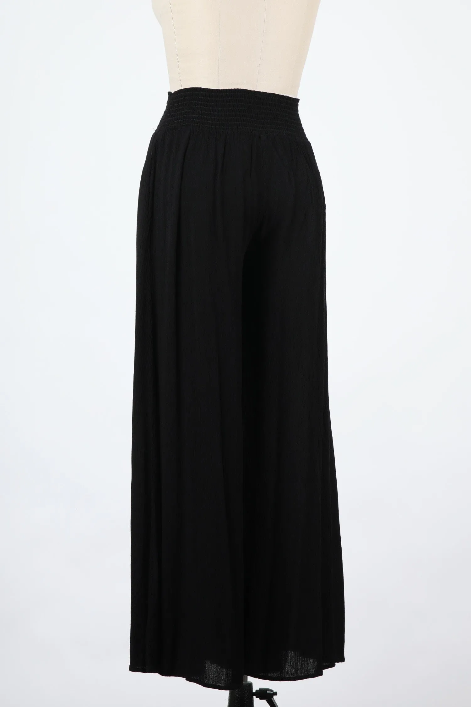 Gauze Wide leg trouser