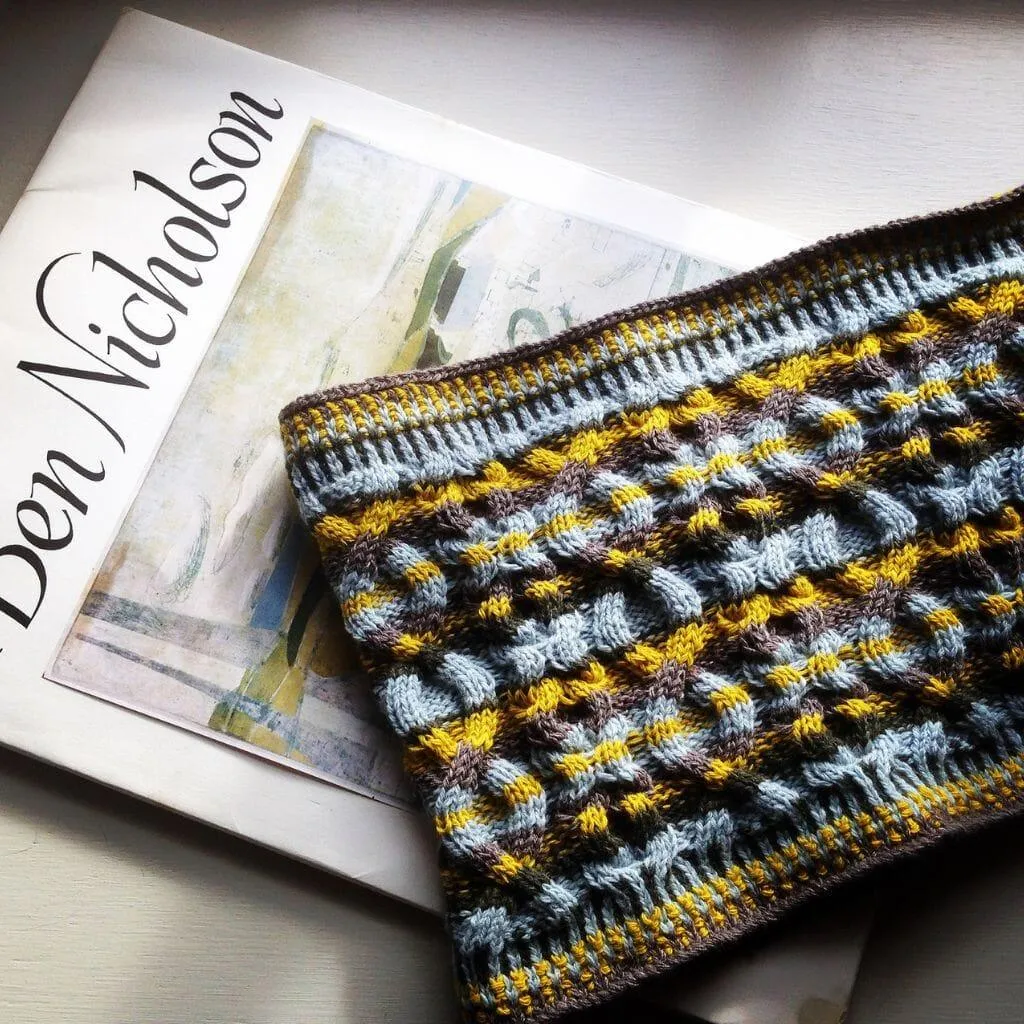 Geo Snood [Knitting Pattern]