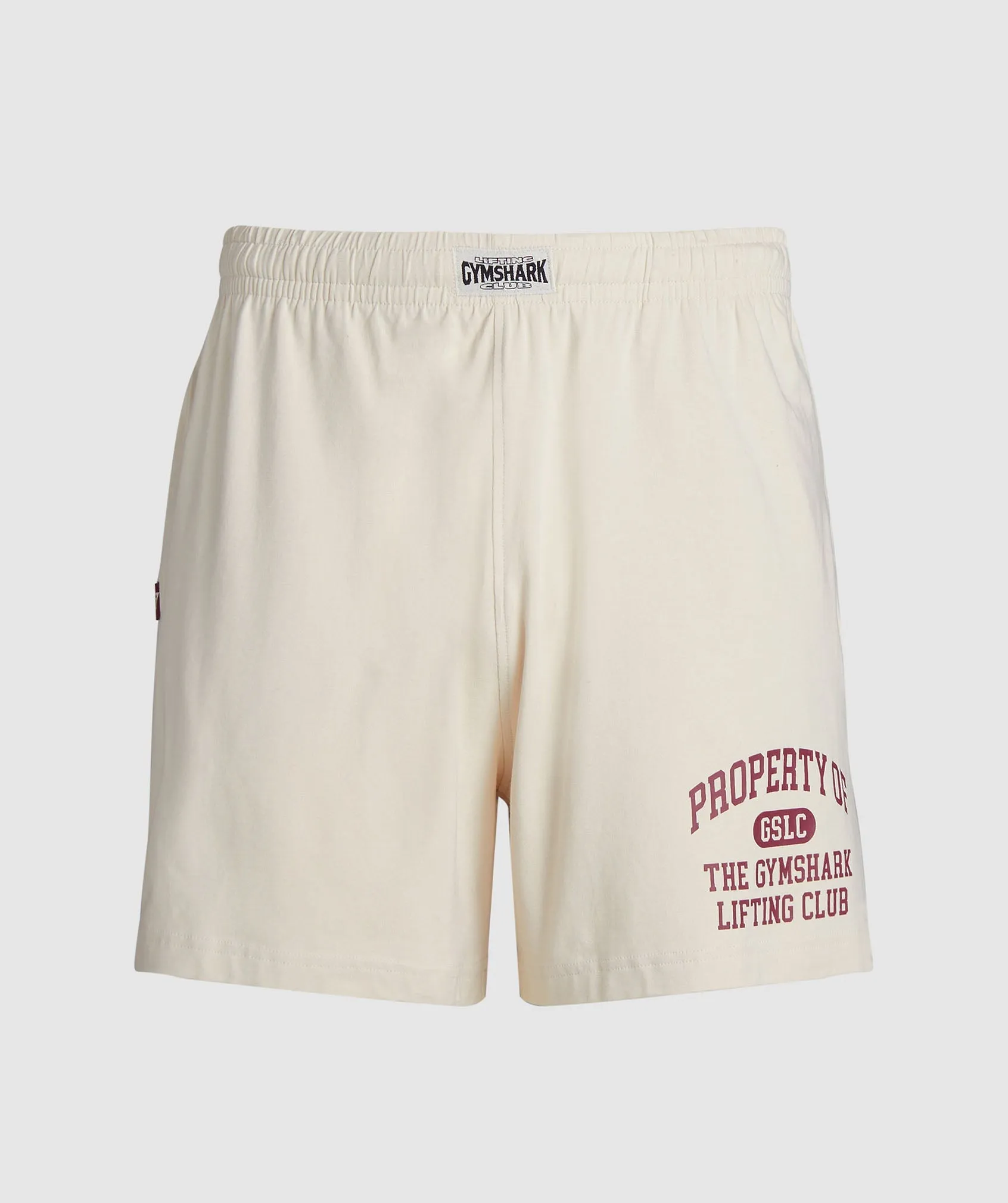 Gymshark Lightweight Jersey Shorts - Ecru White