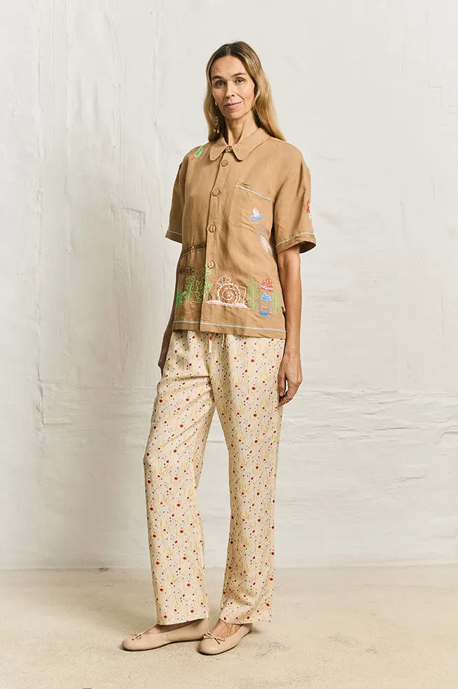 Helmstedt Mina Cornflower Printed Pants