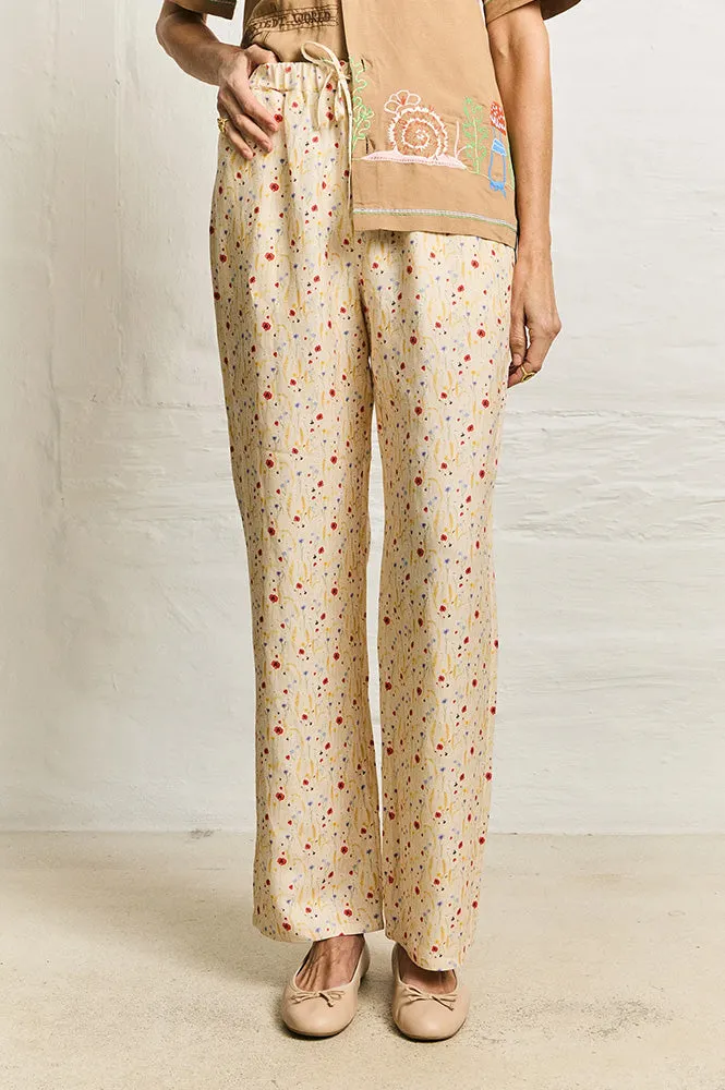 Helmstedt Mina Cornflower Printed Pants