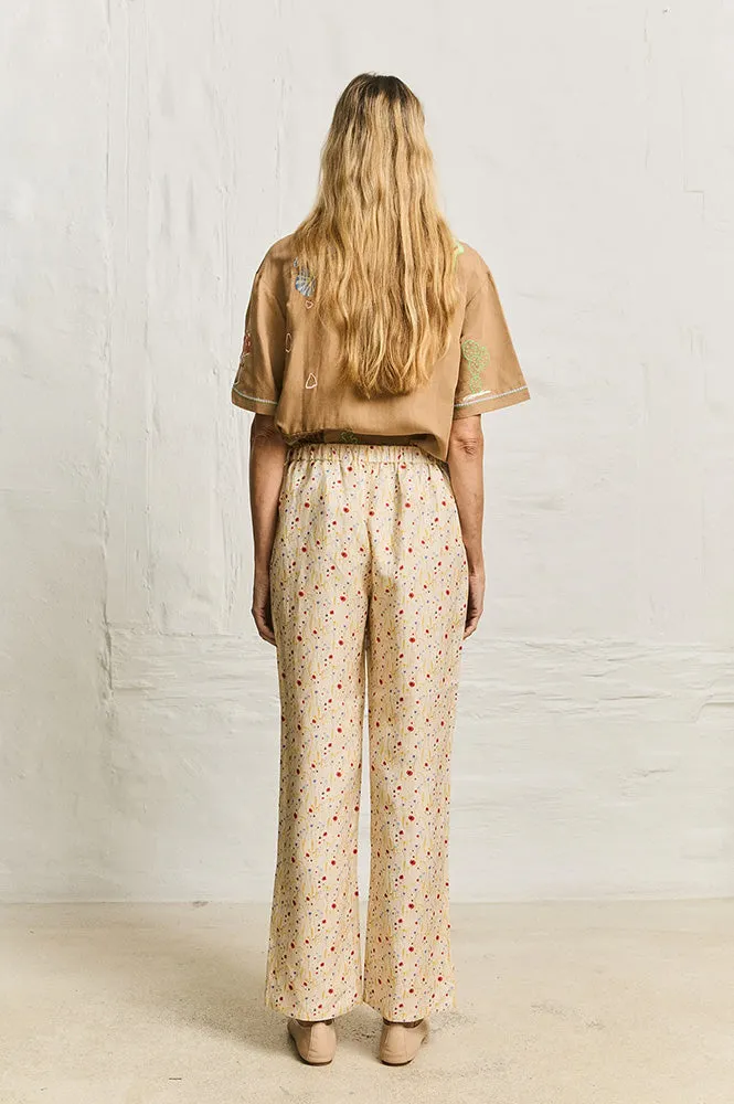 Helmstedt Mina Cornflower Printed Pants